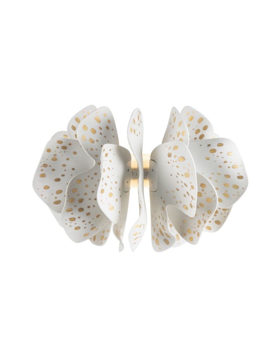 Nightbloom wall light (white-gold)(JP) Porcelana Lladró 01024029  