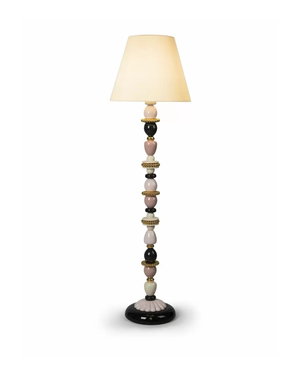 Firefly floor lamp (pink-gold)(JP) Lladró Porcelain 01024005