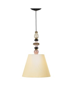 Firefly hanging lamp (pink-gold)(JP) Lladró Porcelain 01024001