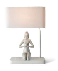 Lámpara de Yoga Majestuosa de Lladro - Porcelana Zen