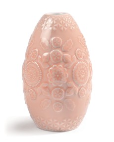 Kimono Tear Drop Vase - Pink Lladro Porcelain