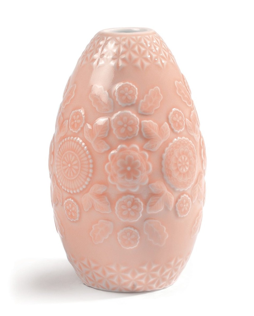 Kimono Tear Drop Vase - Pink Lladro Porcelain