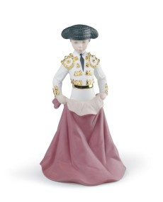 "Lladró Young Torero Figurine 01008497 - Hochwertiges Porzellan, Per