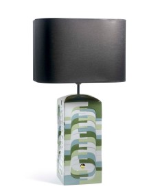 Estratos Large Lamp Green CE Lladro Porcelain 01009052