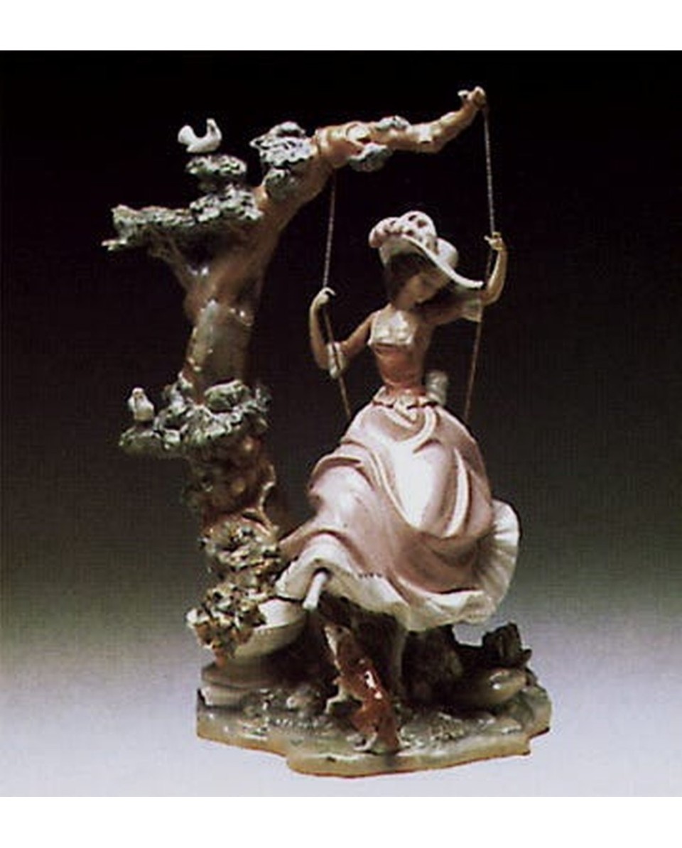 "Lladro SWINGING Type 209 Porcellana - Altezza 40cm, Peso 3320g - Ref