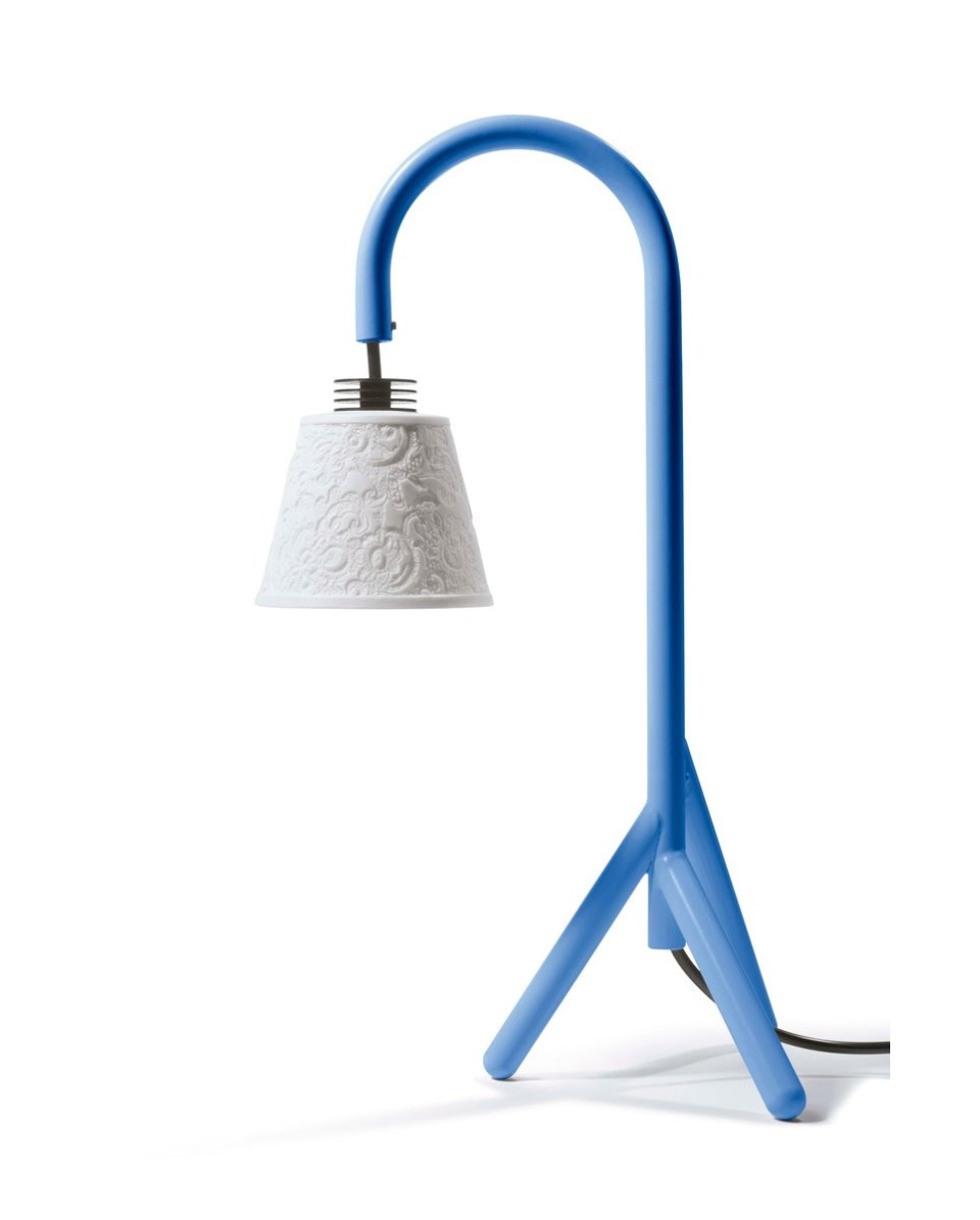 TicTacArea: Treo Lamp Blue CE Lladro Porcelain 01009004