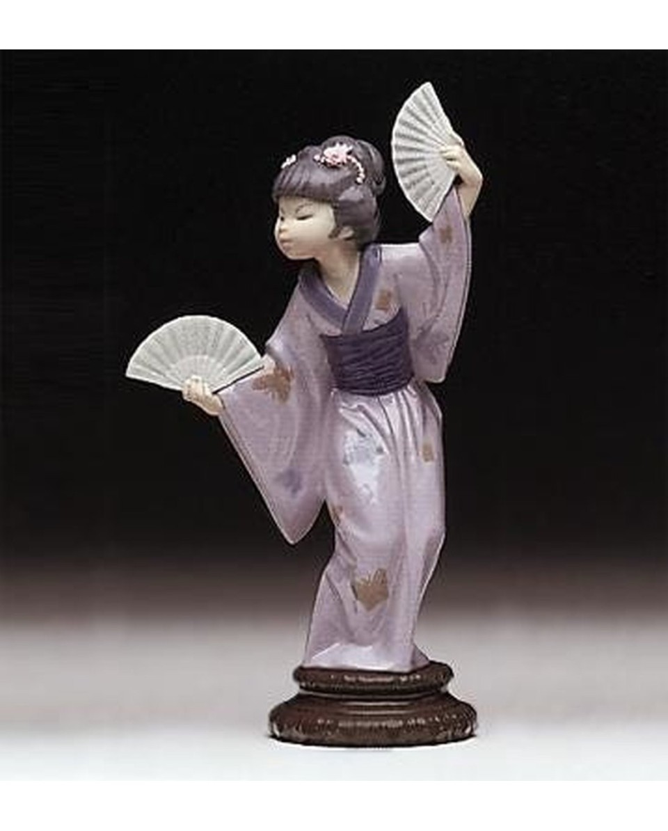 Japanese with Fan Lladro Porcelain 01004991 - TicTacArea