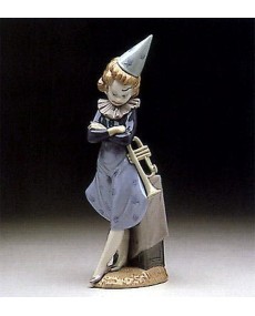 "Lladro CLOWN W. TRUMPET Porzellan 01005060 - 34cm, 1400g | TicTacAre