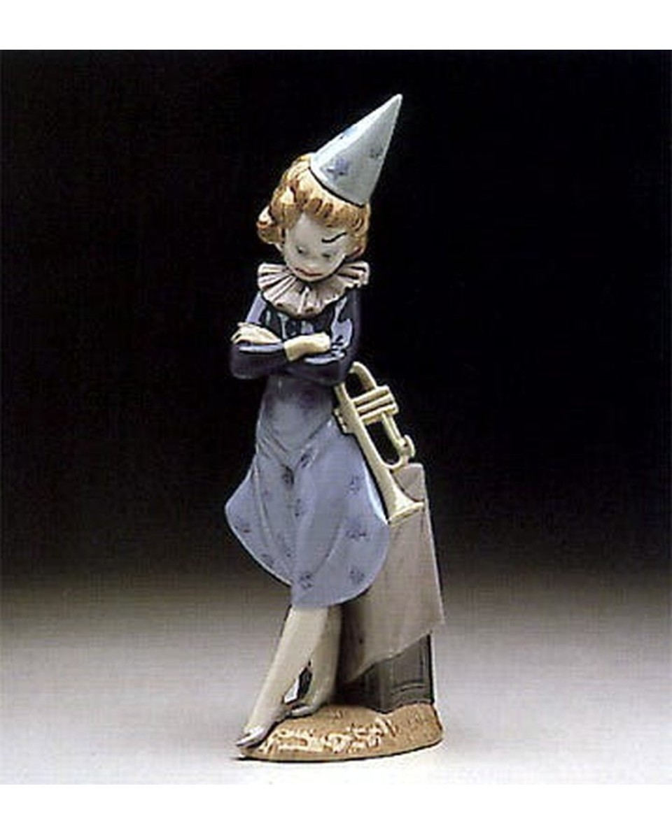 CLOWN W. TRUMPET Lladró Porcelain 01005060