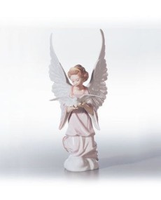 "Lladró ANGEL OF PEACE Porcelana 01006131 - Escultura Elegante de 31