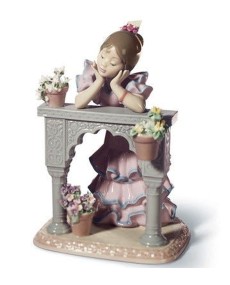 "Lladro A Perfect Day Porcellana 01006480 - Scultura di Lusso 20x15x1