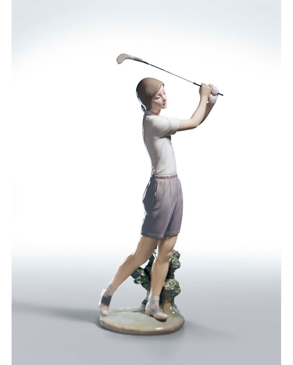 "Lladro A PERFECT DRIVE Gloss Porzellan 01006689 - 37cm Höhe | TicTa