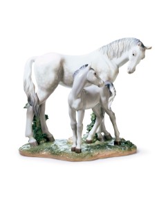 "Lladro First Steps on the Prairie Porzellan 01006873 - 28cm Hoch, 33