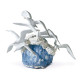 "Lladro SEAGULLS IN FLIGHT Porcellana 01006952 - Scultura Artistica d