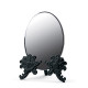 Black Lladró Porcelain Vanity Mirror - TicTacArea