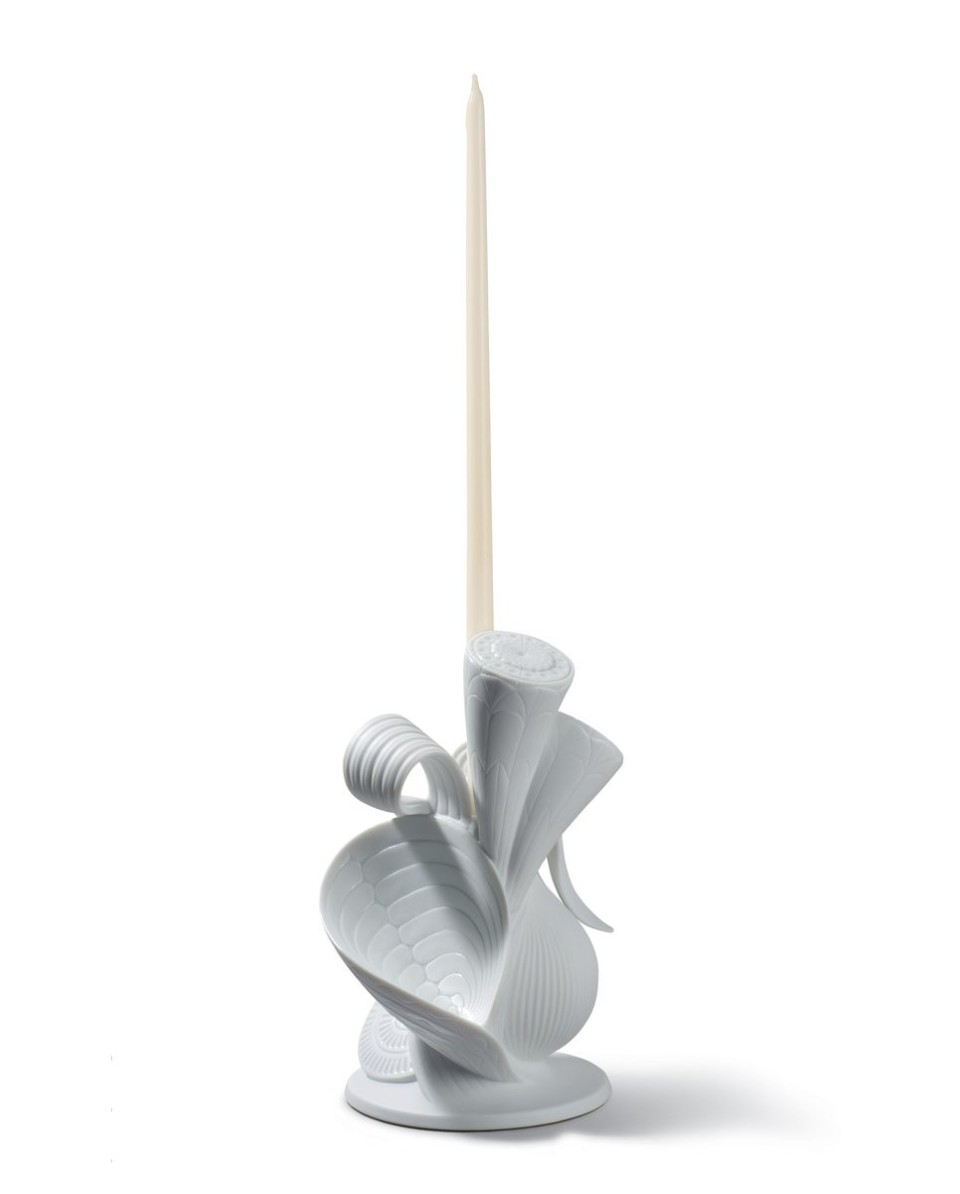 Naturo Single Candleholder - Lladró Porcelain