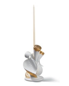 "Candelabro Naturofantastic Lladro 01007959 - Lustre oro Porcelana"