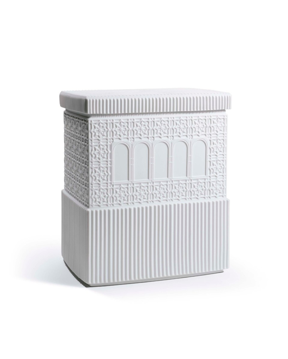 "Lladro Metropolis Box (White) - 01008900 | Exquisites Porzellan | Ti