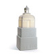 Metropolis Lamp: Light Grey Lladro Porcelain