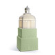 Metropolis Lamp: Dark Green Lladro Porcelain