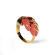 Anillo Heliconia Coral Ajustable Lladró 01010183