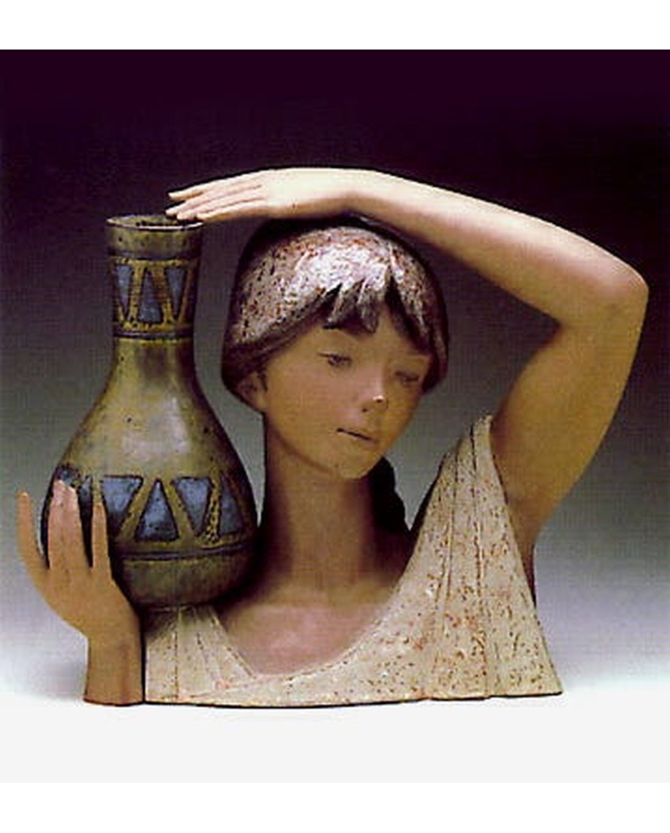 "Lladro WATER CARRIER GIRL (BUST) Porzellan 01012014 - 43cm Höhe | T