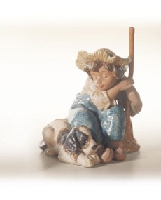 "Lladro LET'S REST Porcelana 01012208 - Escultura de 32cm, 5000g"