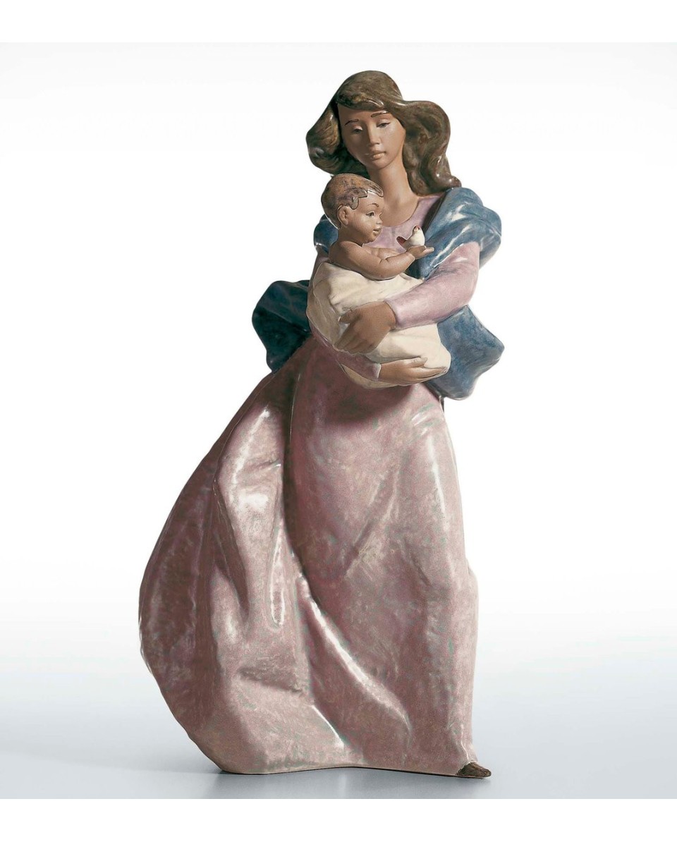 "Maternidad con Ruiseñor: Porcelana Lladró 01012296"