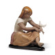 Lladro Dove Girl Figurine: Watch the Porcelain Beauty