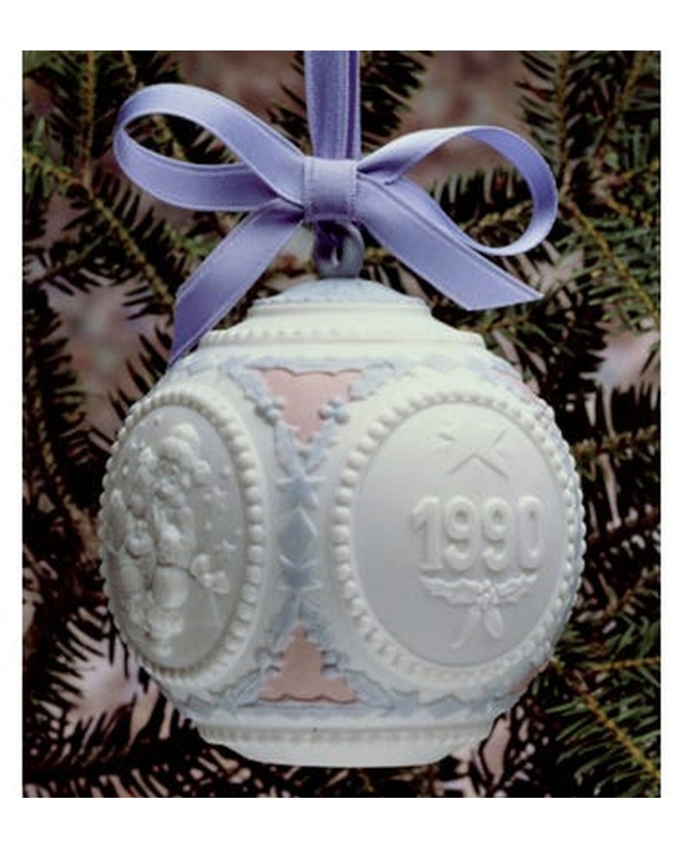 1990 Christmas Ball Lladro Porcelain - TicTacArea.com