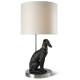 Pensive Greyhound Lamp - Lladro Porcelain 01023081