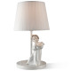 "Lladro Angel with Flute Lamp 01023142 - Exquisite Porcelain Decor | 