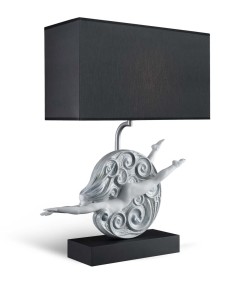 "Lladro Curiositas Right Lamp 01023157 - Exquisites Porzellan Design 