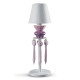 "Lladro Belle de Nuit Lithophane Lampe - Rosa Porzellan 01023284 | Ti