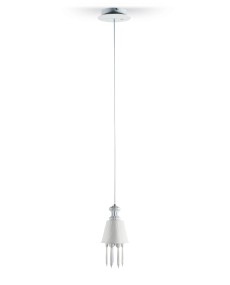 BdN Lithophane Hanging Lamp - White | Lladro 01023378