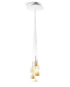 "Lladro Naturofantastic Lamp White 6L - Luxuriöses Porzellan Design 