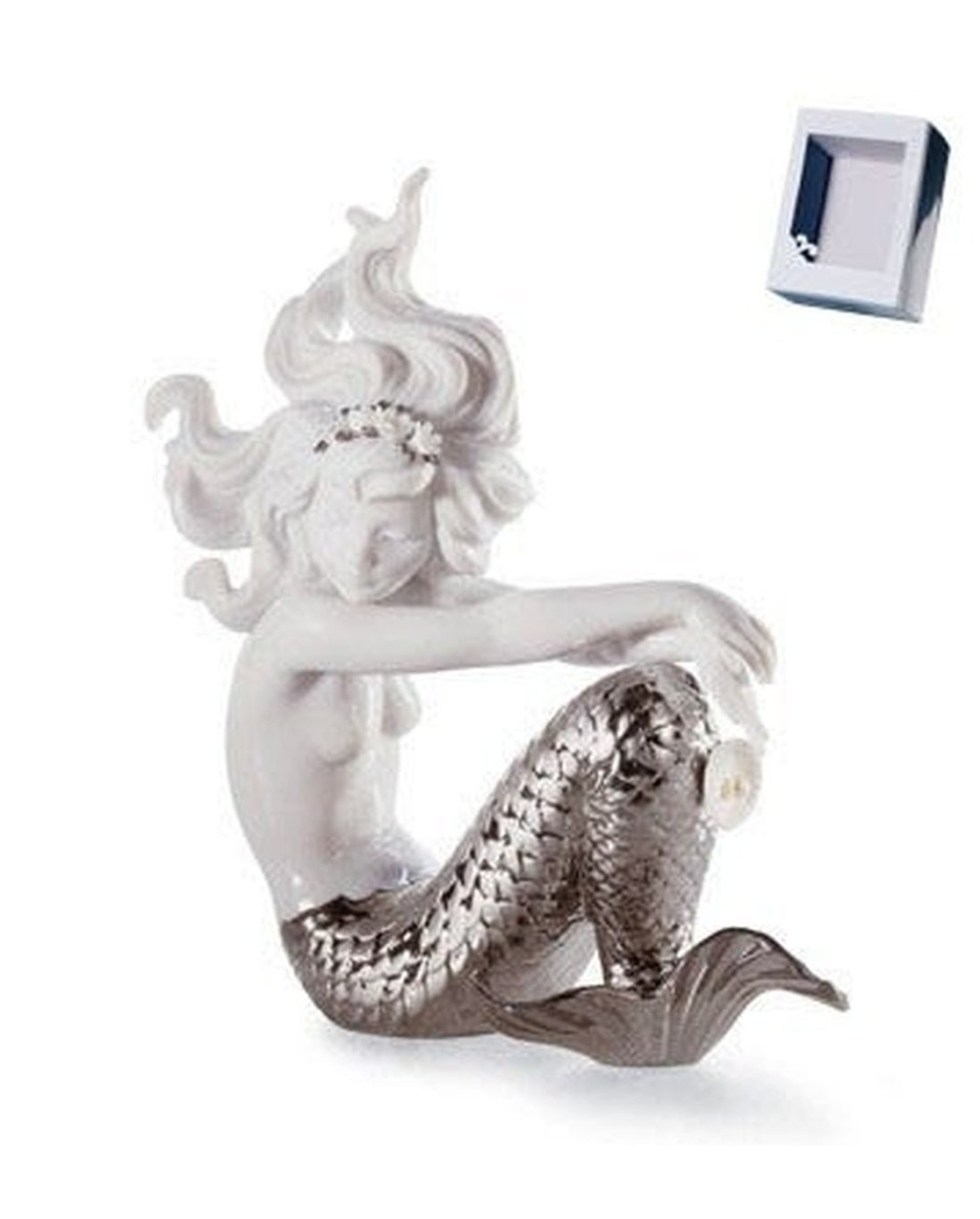 Sirena con brazos en rodilla - Porcelana Lladró