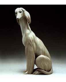 "Lladro AFGHAN HOUND Type 276 Porcelana - Ref 01001069, 29cm, 1510g"