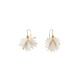 TicTacArea: Actinia Short Earrings - White & Golden Lladró Porcelain