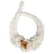 Actinia Porcelain Necklace: White & Golden Luster Lladro