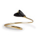 Heliconia Cuff: Black Lladró Porcelain 01010302 - TicTacArea