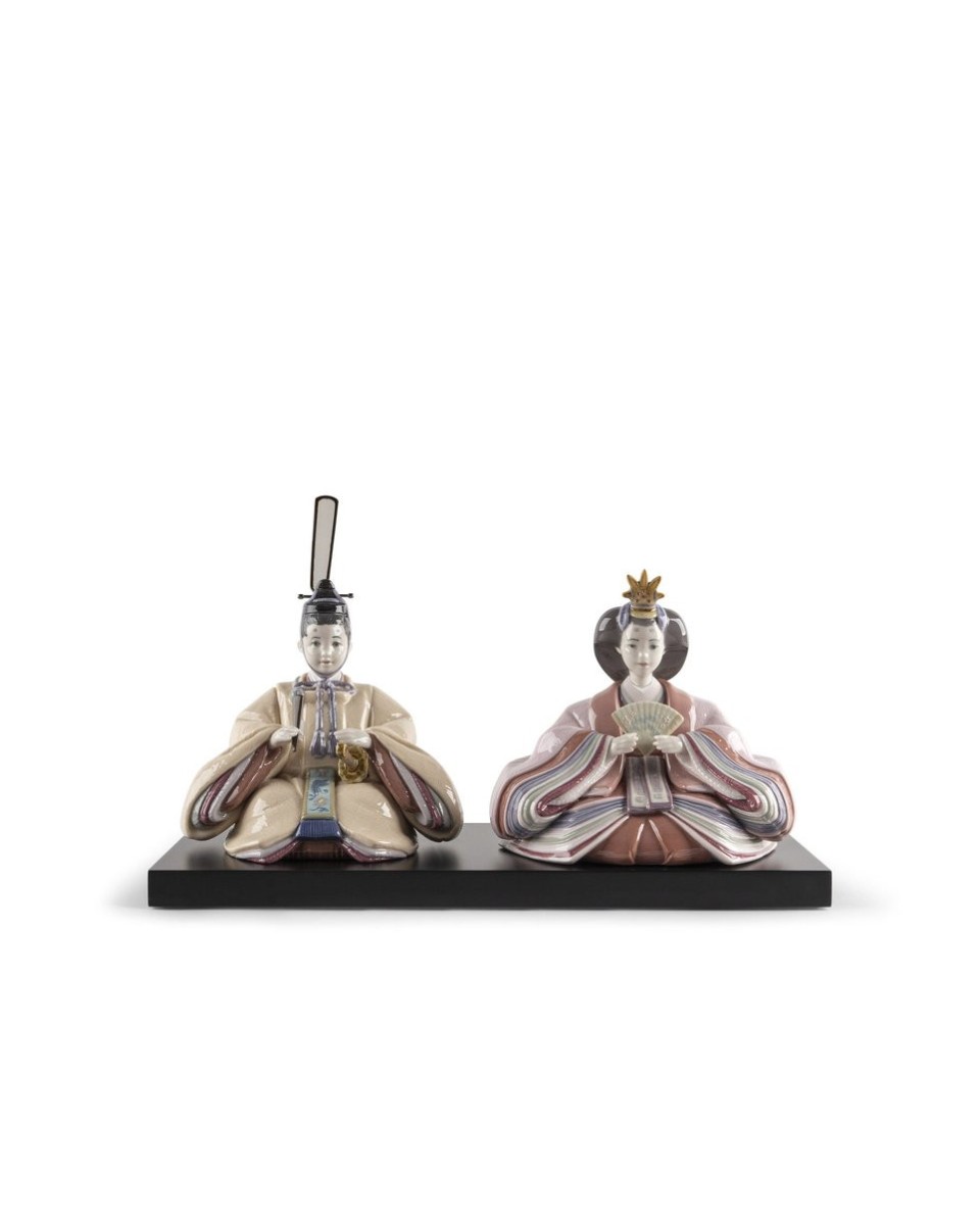 Figura Hina Dolls Beige y Rosa Lladró