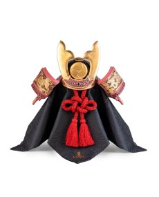 "Lladró Samurai Helmet Figurine 01013050 - Edição Limitada de Arte