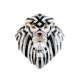 Lion Mask Black-Gold Lladró Porcelain 01009566