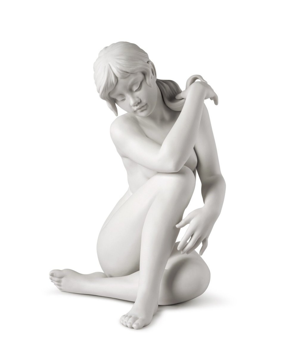 "Lladró Pure Calm Sculpture Porcelana 01009589 - Arte Clássica em P