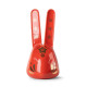 Lladro Rabbit Sculpture: Red-Gold Porcelain (01009590)