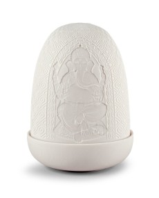 Lord Ganesha & Goddess Lakshmi Dome Lamp - Lladro 01024227