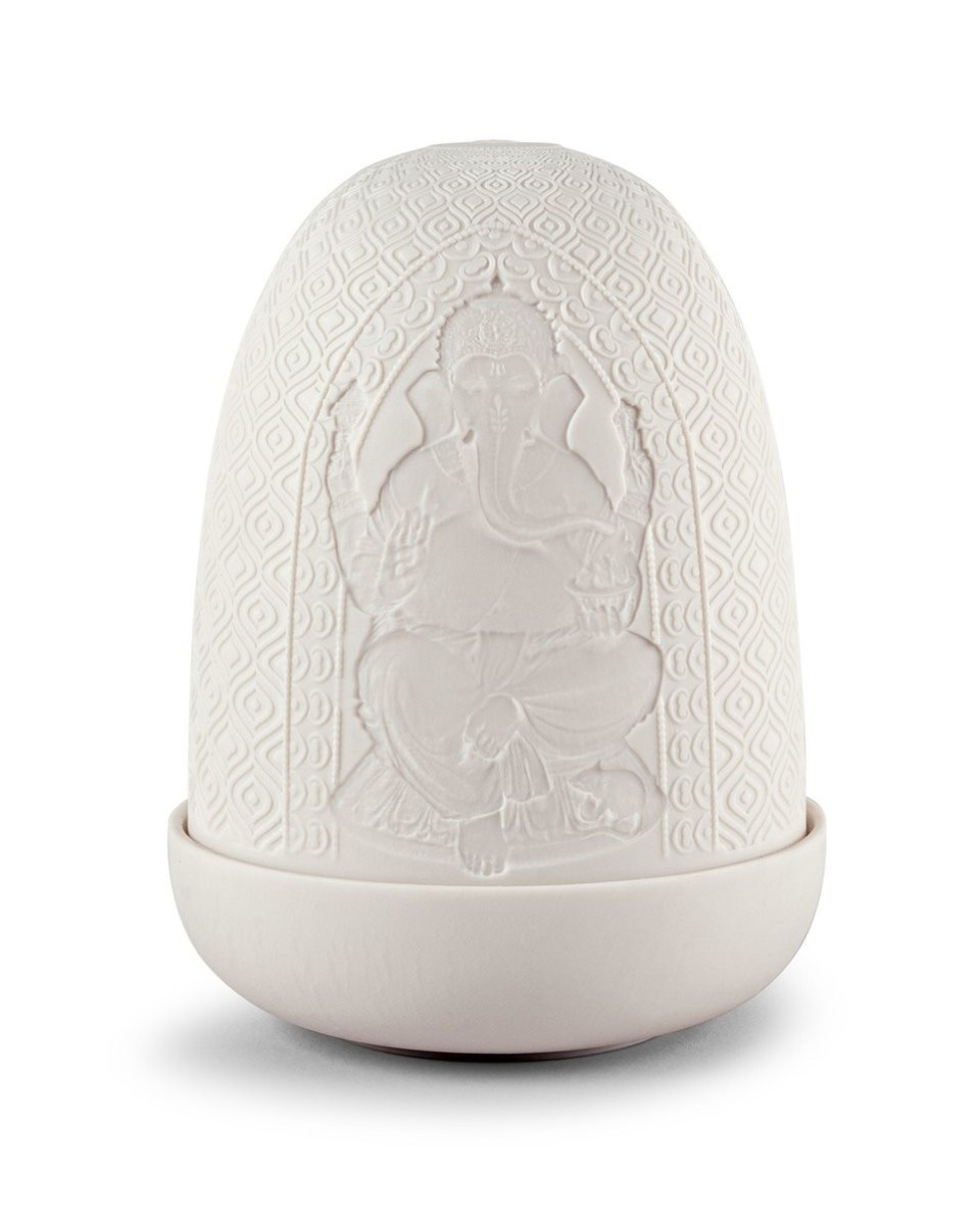 Lord Ganesha & Goddess Lakshmi Dome Lamp - Lladro 01024227