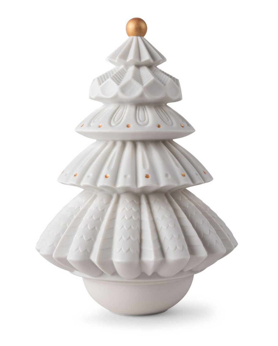 "Lâmpada de Natal Lladró em Porcelana 01024228 - Árvore LED Inalâ