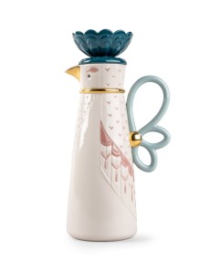 "Lladro Coffee Pot Kawki Collection: Porcelain Delight for Unforgetta